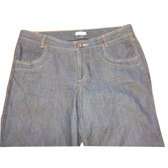 Dockers Lightweight Dark Blue Denim Jeans Hemmed Womens (36 x 28) - Picture 4 of 6